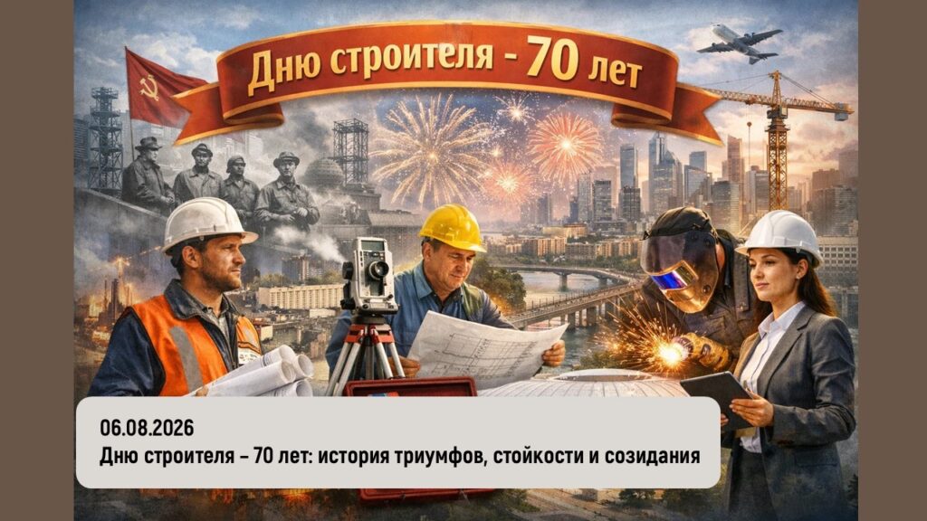 Дню строителя – 70 лет: история триумфов, стойкости и созидания